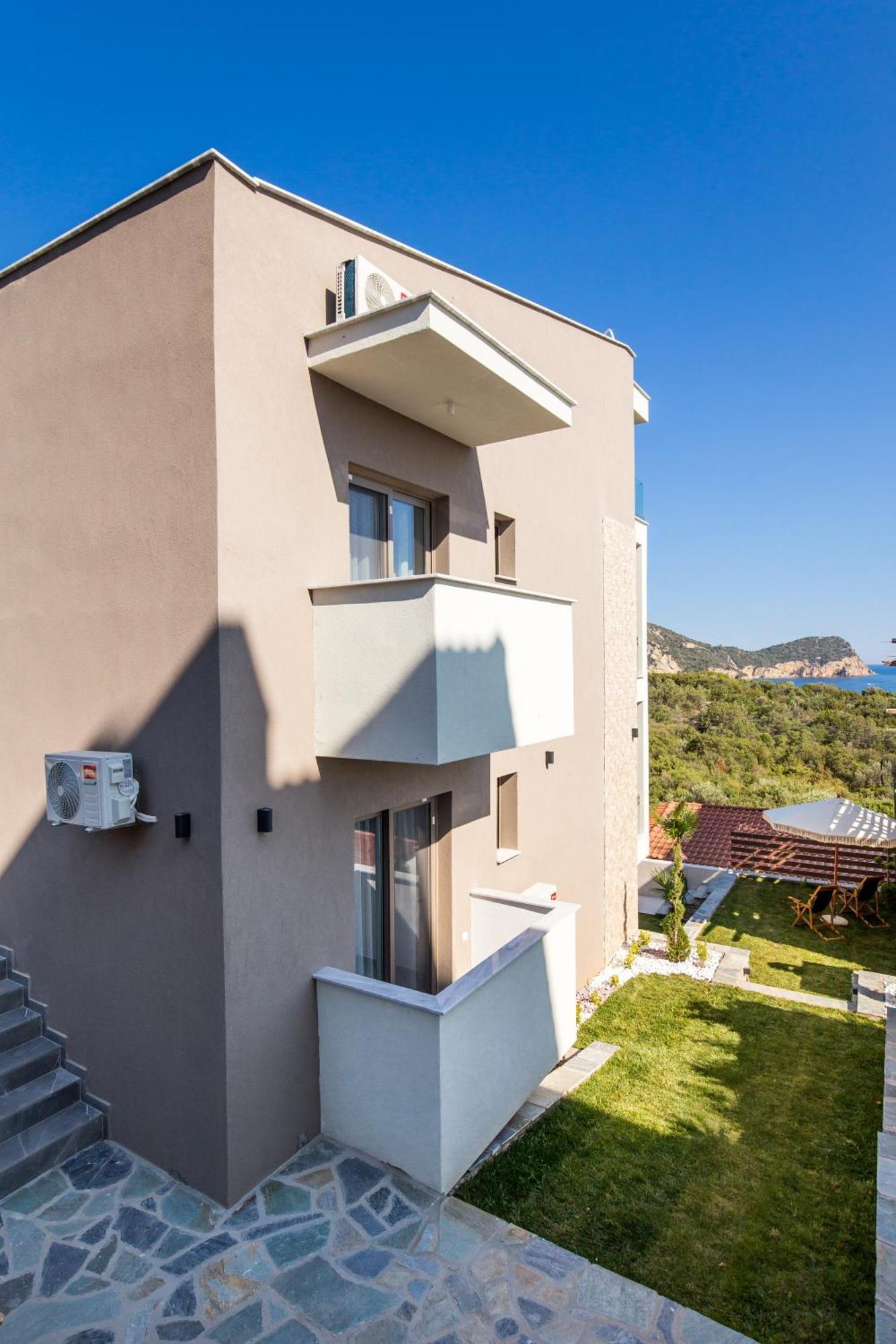 Aigli Skala Maries Deluxe Skala Marion Exterior foto