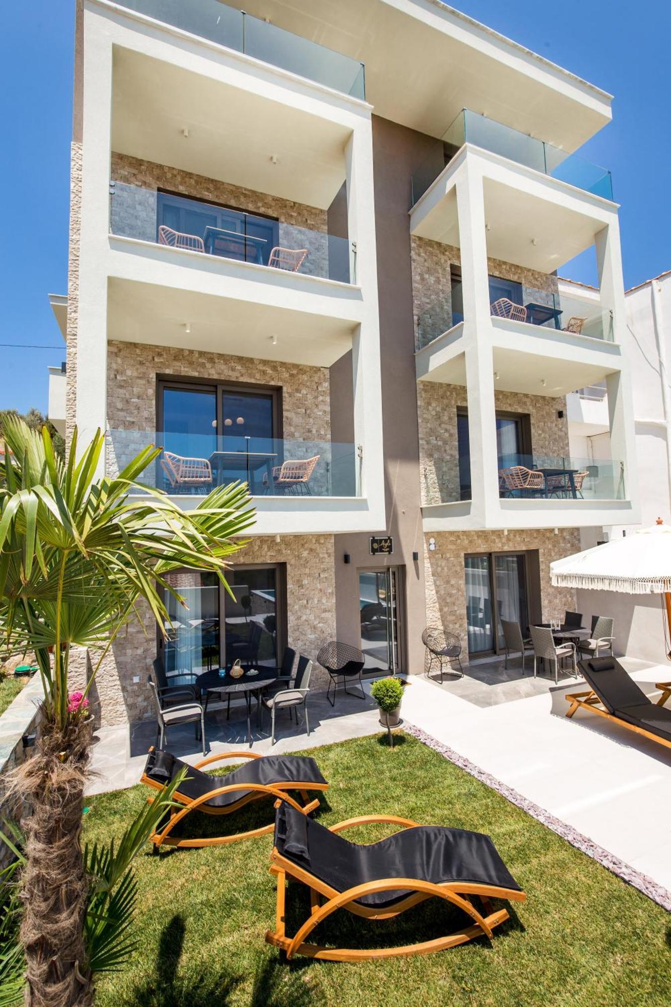 Aigli Skala Maries Deluxe Skala Marion Exterior foto