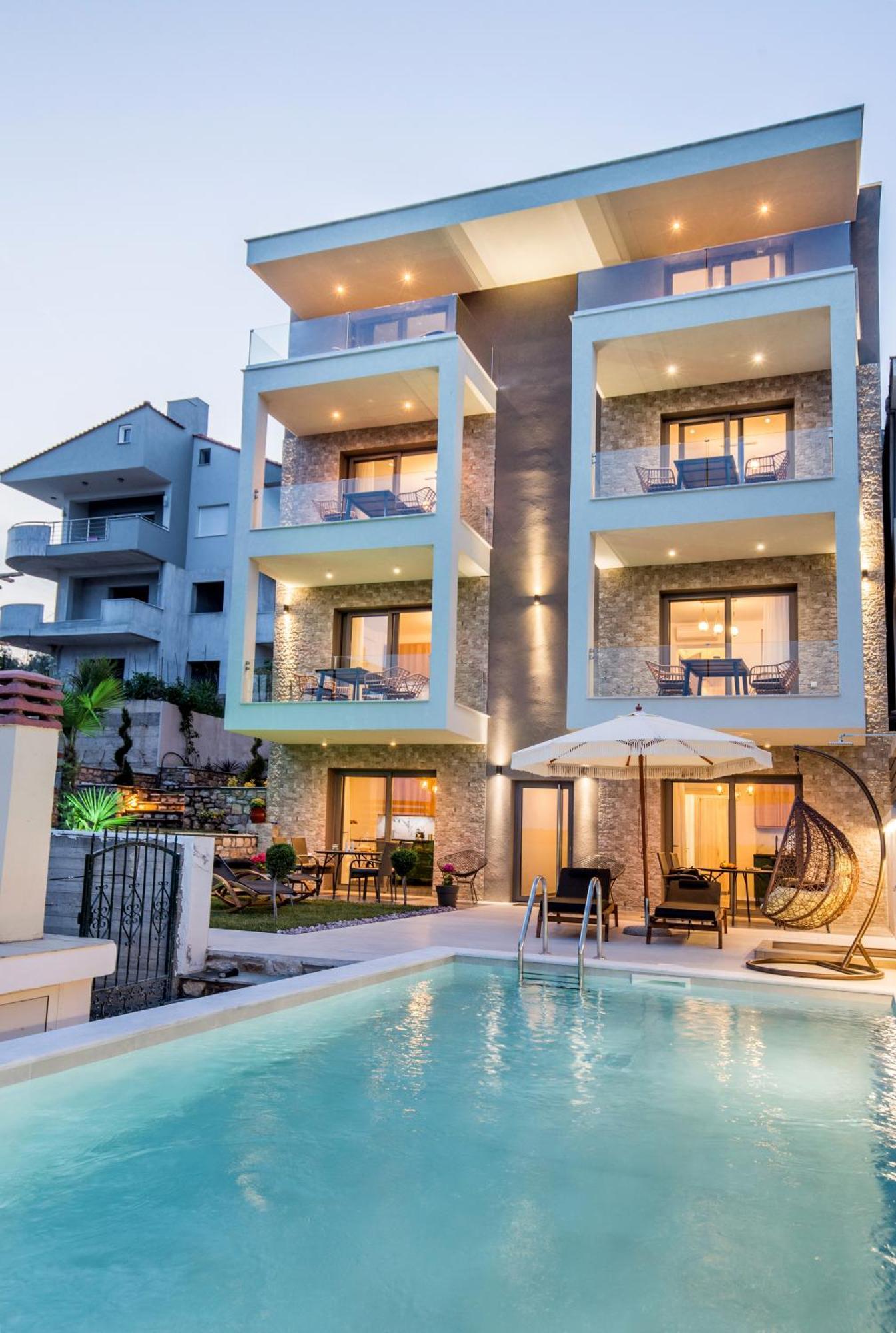 Aigli Skala Maries Deluxe Skala Marion Exterior foto