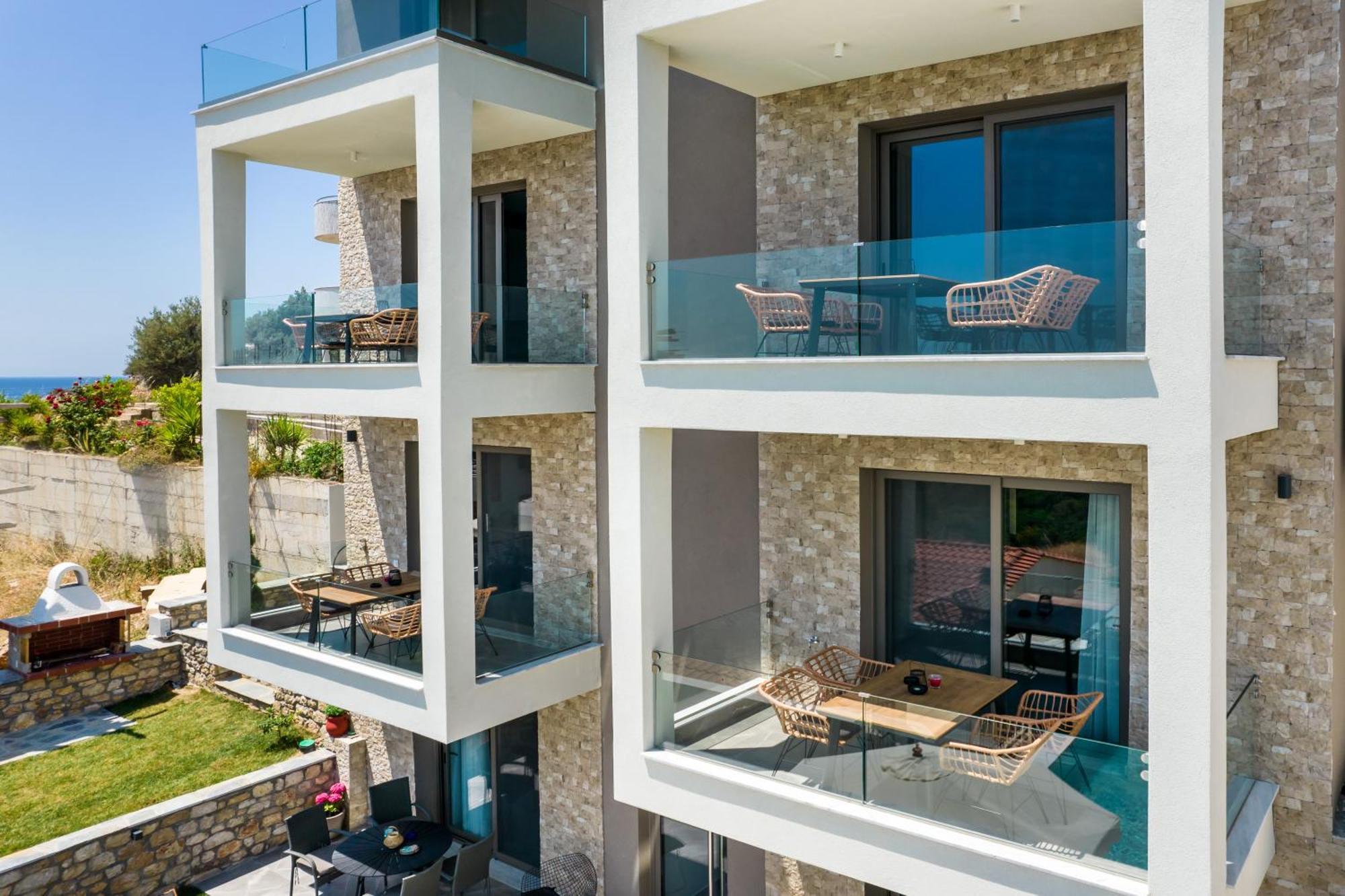 Aigli Skala Maries Deluxe Skala Marion Exterior foto